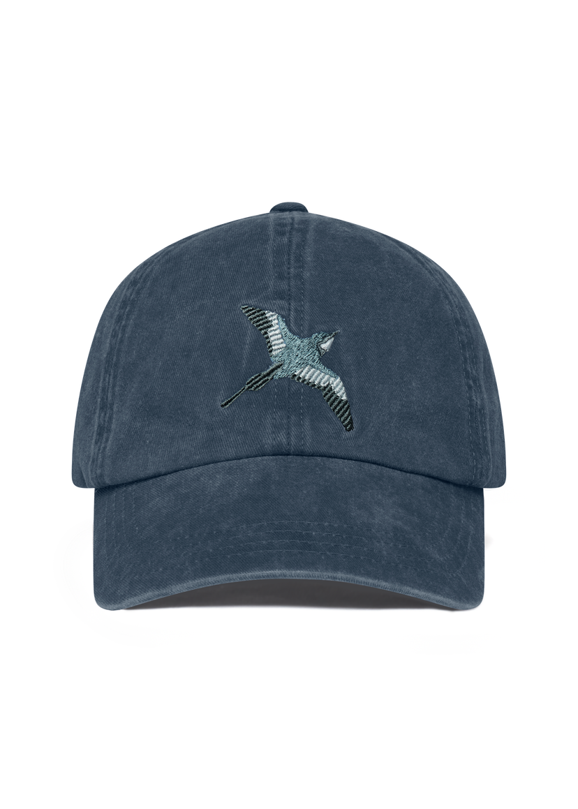 Kapa AXEL ARIGATO Bee Bird Embroidered Washed Cap Mornarica | X3553002