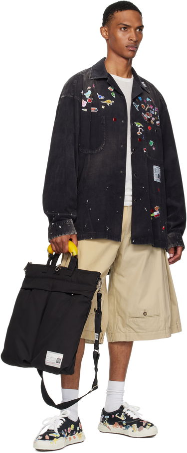 Tote bag Maison MIHARA YASUHIRO MIHARA YASUHIRO Toy Banana Handle Helmet Bag Črna | A14BG705, 3