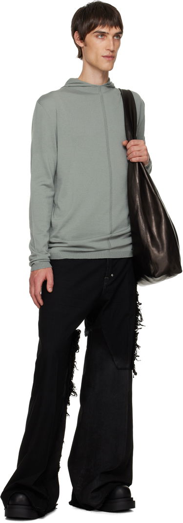 Pulover Rick Owens Concordians Oversized Hoodie Turkizna | RU02E1613 M, 3