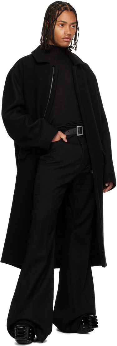 Dežni plašč Rick Owens Concordians Jumbo Mac Coat Črna | RR02E1913 WSF, 3