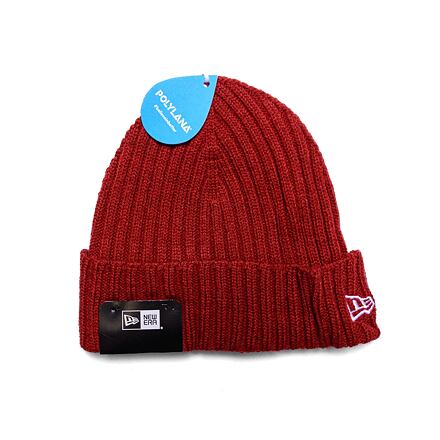 Beanie New Era Rib Short Cuff Beanie Cardinal / White One Size Rdeča | 60364239