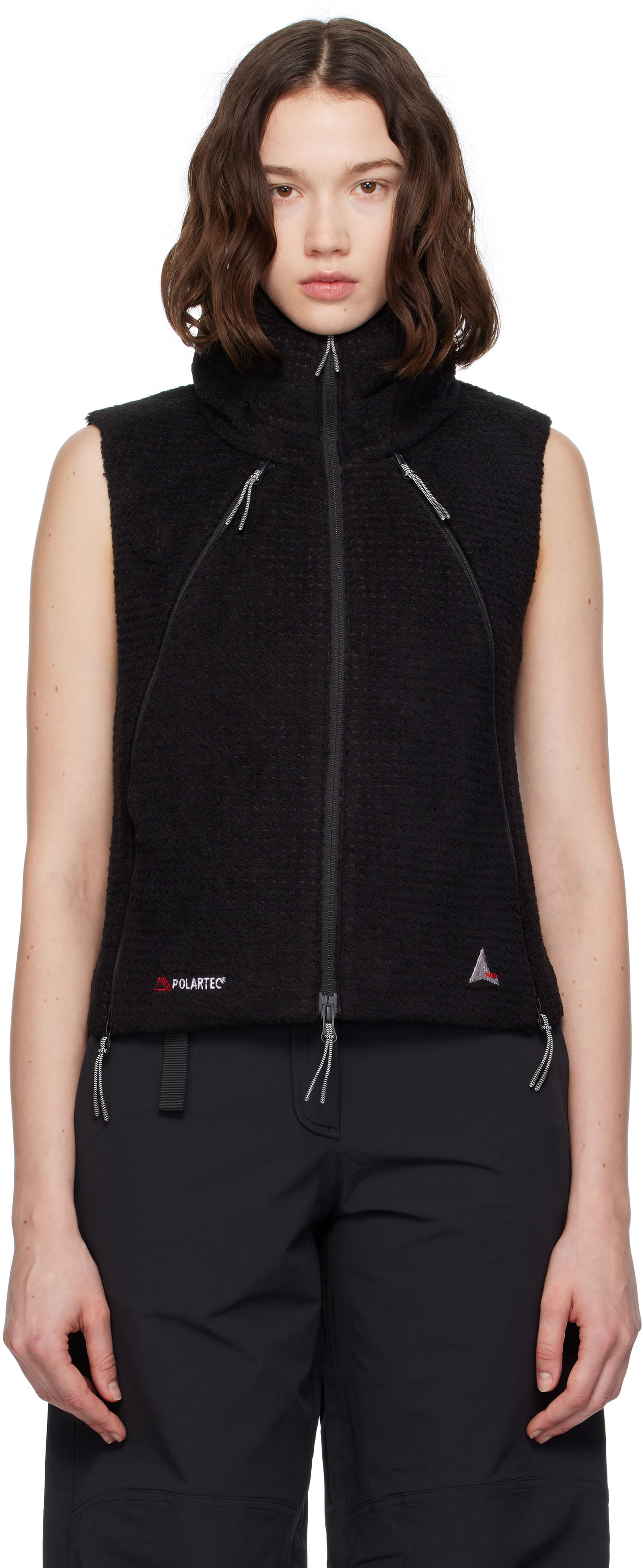 Telovnik ROA ROA High Loft Fleece Vest Črna | RBWW004FA02, 0