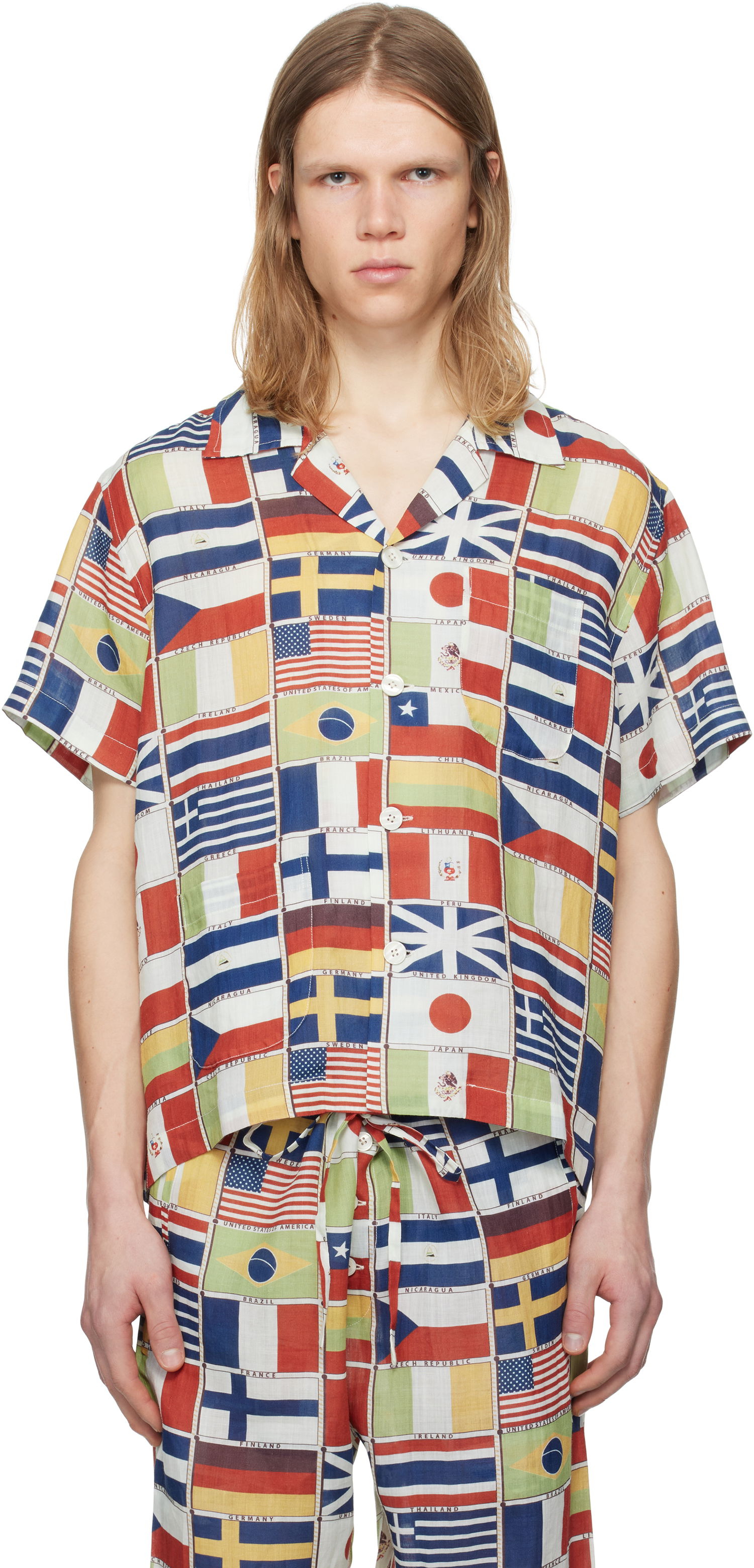 Srajce Bode Bode International Short Sleeve Shirt Večbarvna | MRS25SH018, 0
