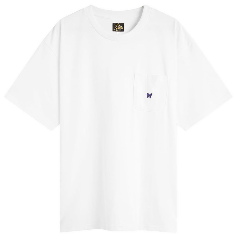 Majica Needles Crew Neck T-Shirt Bela | RW352-A