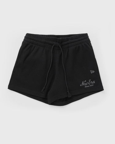 Kratke hlače New Era Waffle Knit Drawstring Shorts Črna | 60667776, 1