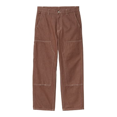 Cargo hlače Carhartt WIP Double Knee Rinsed Pants Rjava | I033887_9, 4