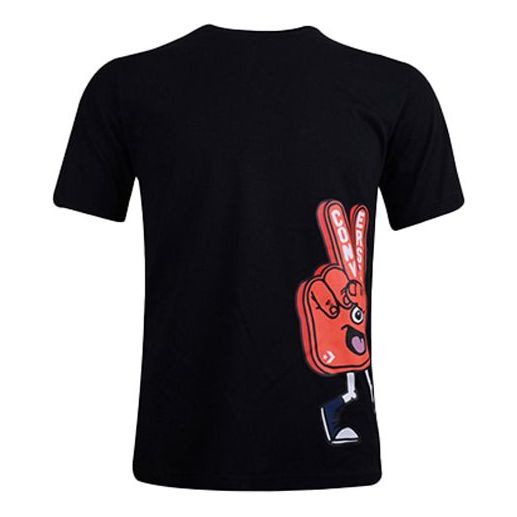 Majica Converse Converse Foam Finger Graphic Tee Črna | 10018384-A04