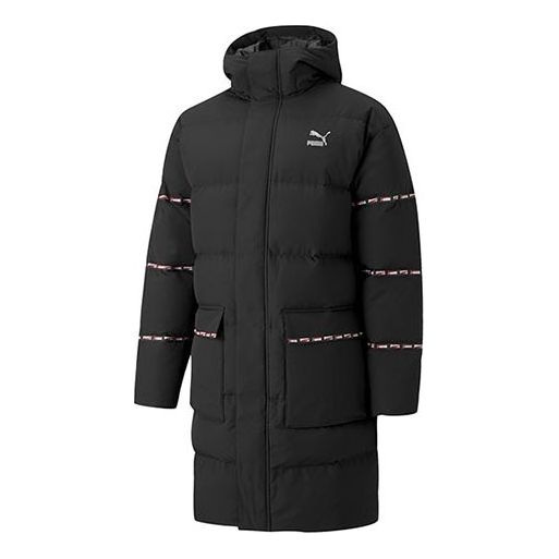 Puhovka Puma Classic Long Down Jacket Črna | 846422-01