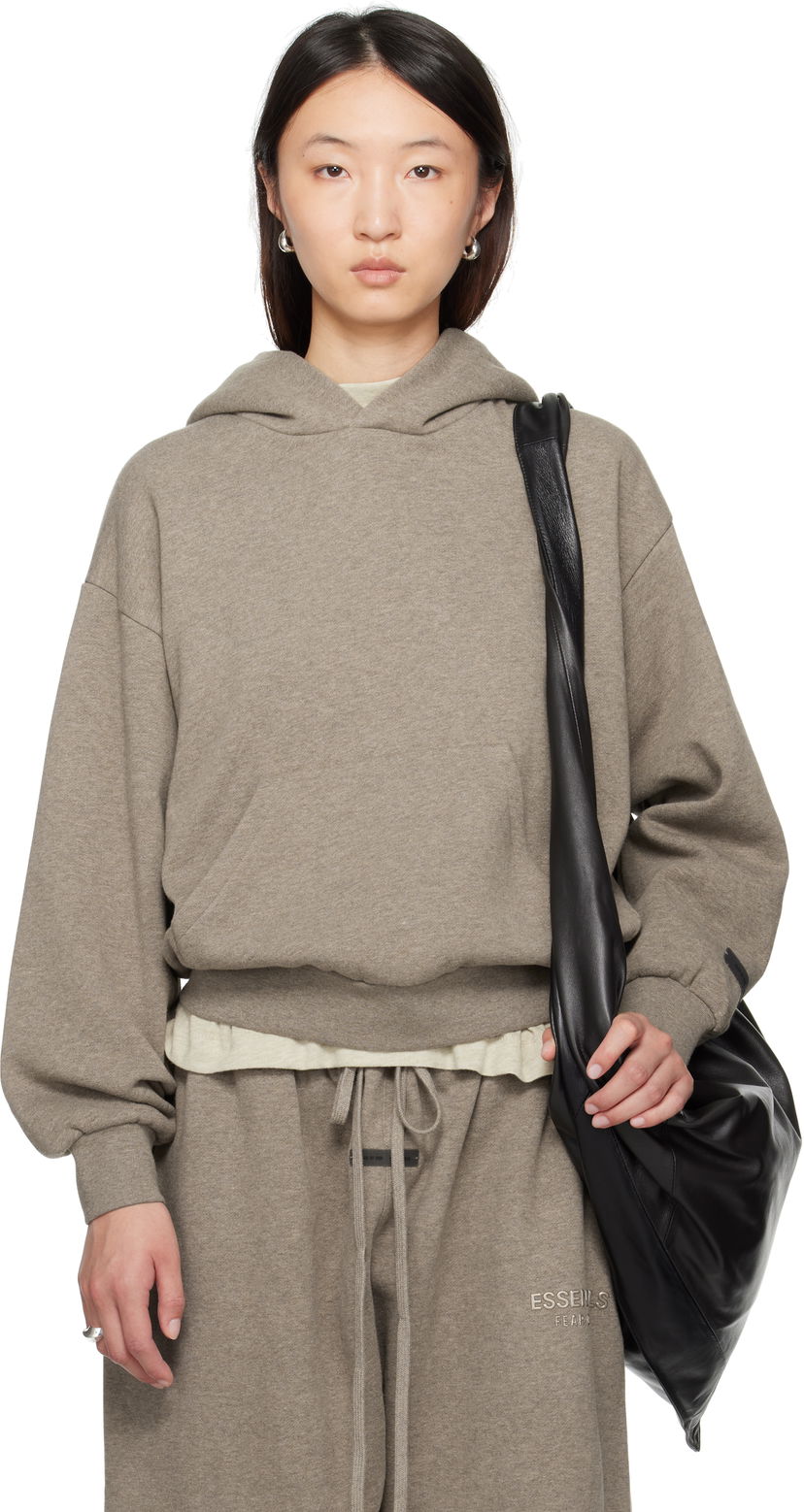 Pulover Fear of God Fear of God ESSENTIALS Classic Fit Hoodie Siva | 192SP255543FW