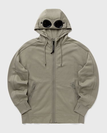 Pulover C.P. Company Hooded Zip-Up Sweatshirt Siva | 19CMSS715A005086W-356, 1