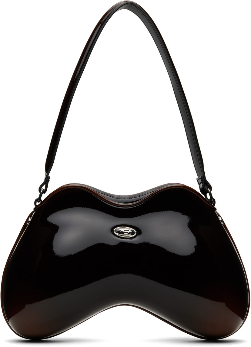 Torba za čez ramo Diesel Diesel Double-D Shoulder Bag Črna | X10327 P8008