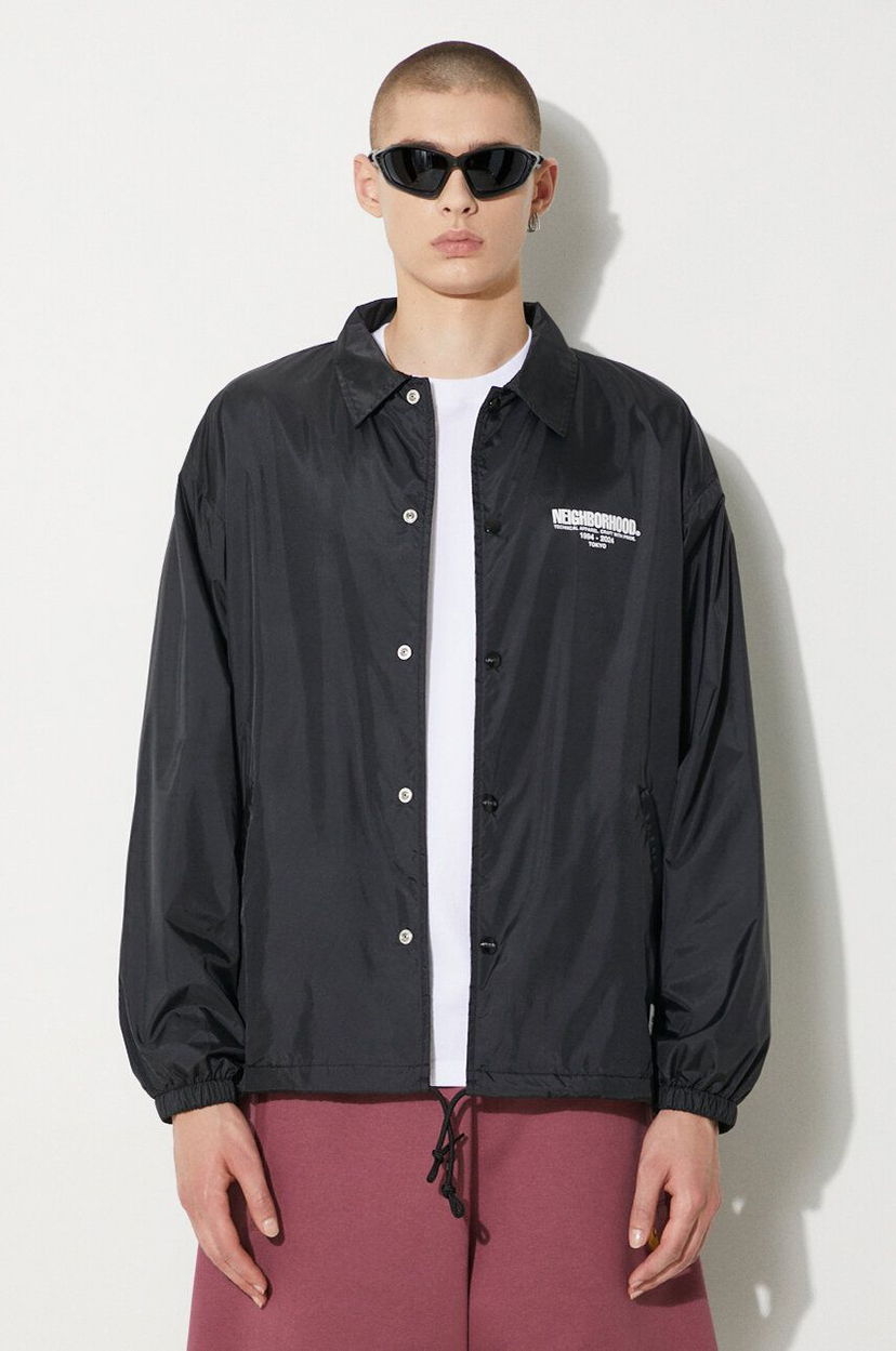 Vetrovka Neighborhood NEIGHBORHOOD Windbreaker Oversize Jacket Črna | 241TSNH.JKM01