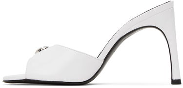 Superge in čevlji Coperni Logo Slide Heels Bela | COPSH29477, 2