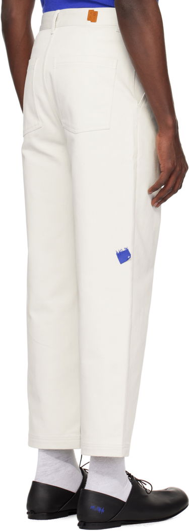 Hlače ADER ERROR Patch Trousers Bela | BMSGFYBT0101IV, 2