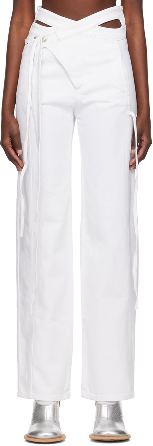 Kavbojke Ottolinger Ottolinger Exclusive Wrap Jeans Bela | 1700201