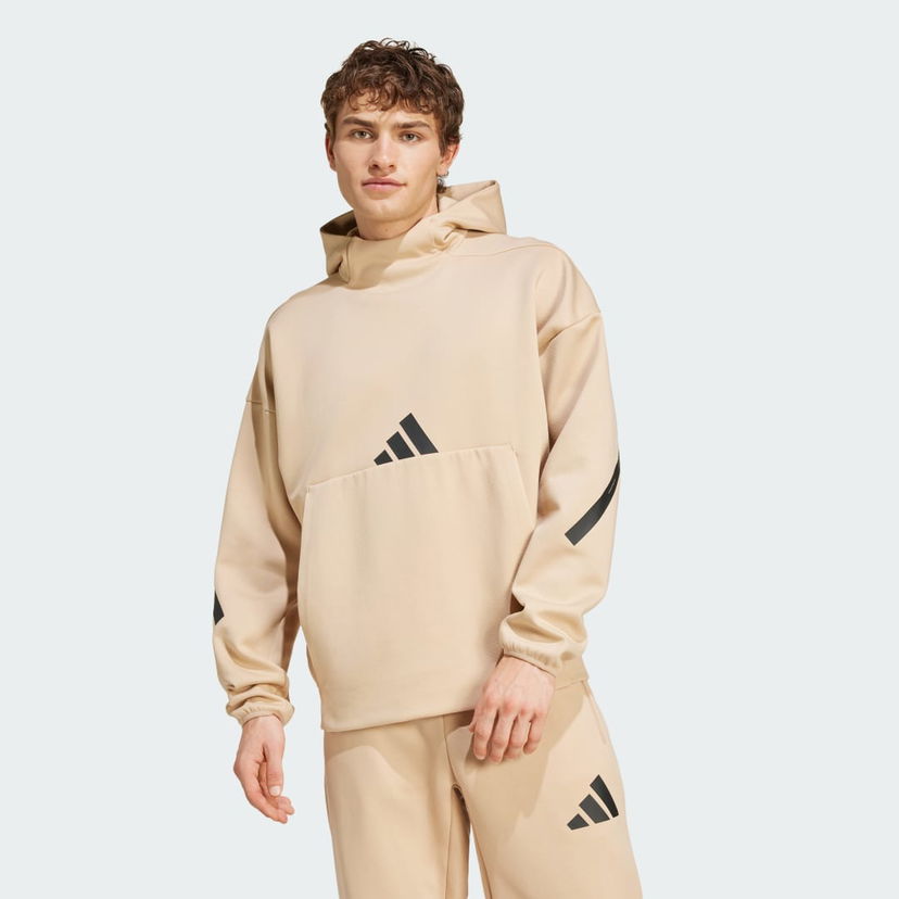 Pulover adidas Performance Z.N.E. Hoodie Bež | JJ4894