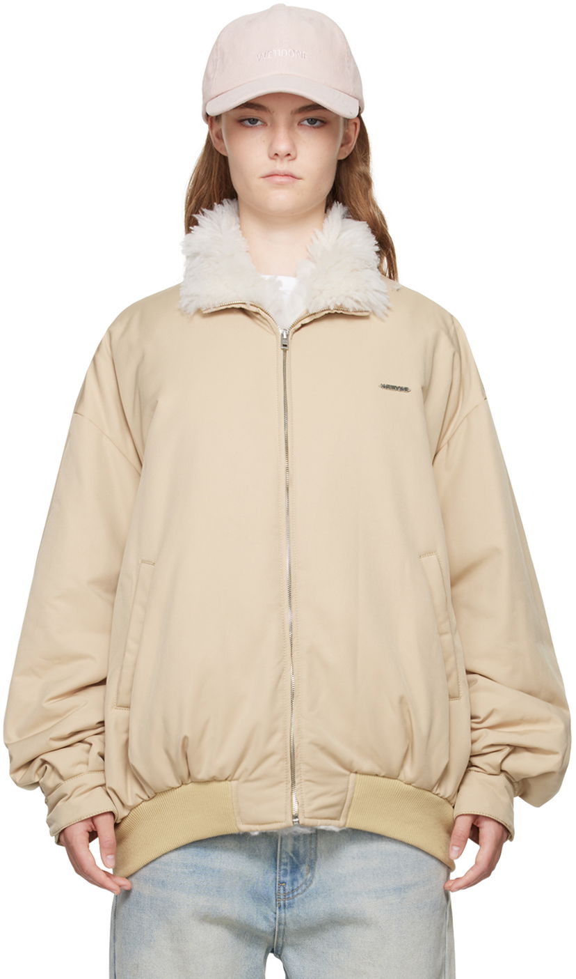 Bomber jakna We11done We11done Harrington Bomber Jacket Bež | WD-JP2-24-062-U-BG