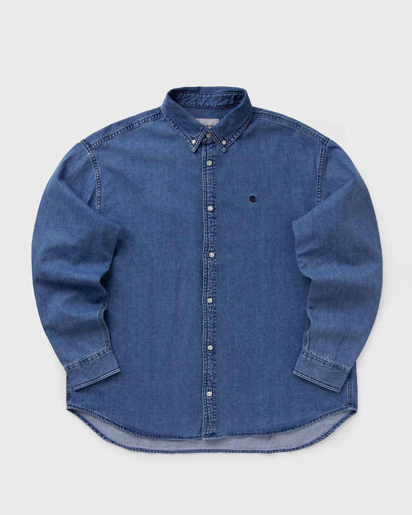 Srajce Carhartt WIP Long Sleeve Lucas Denim Shirt Modra | I034525-01.06