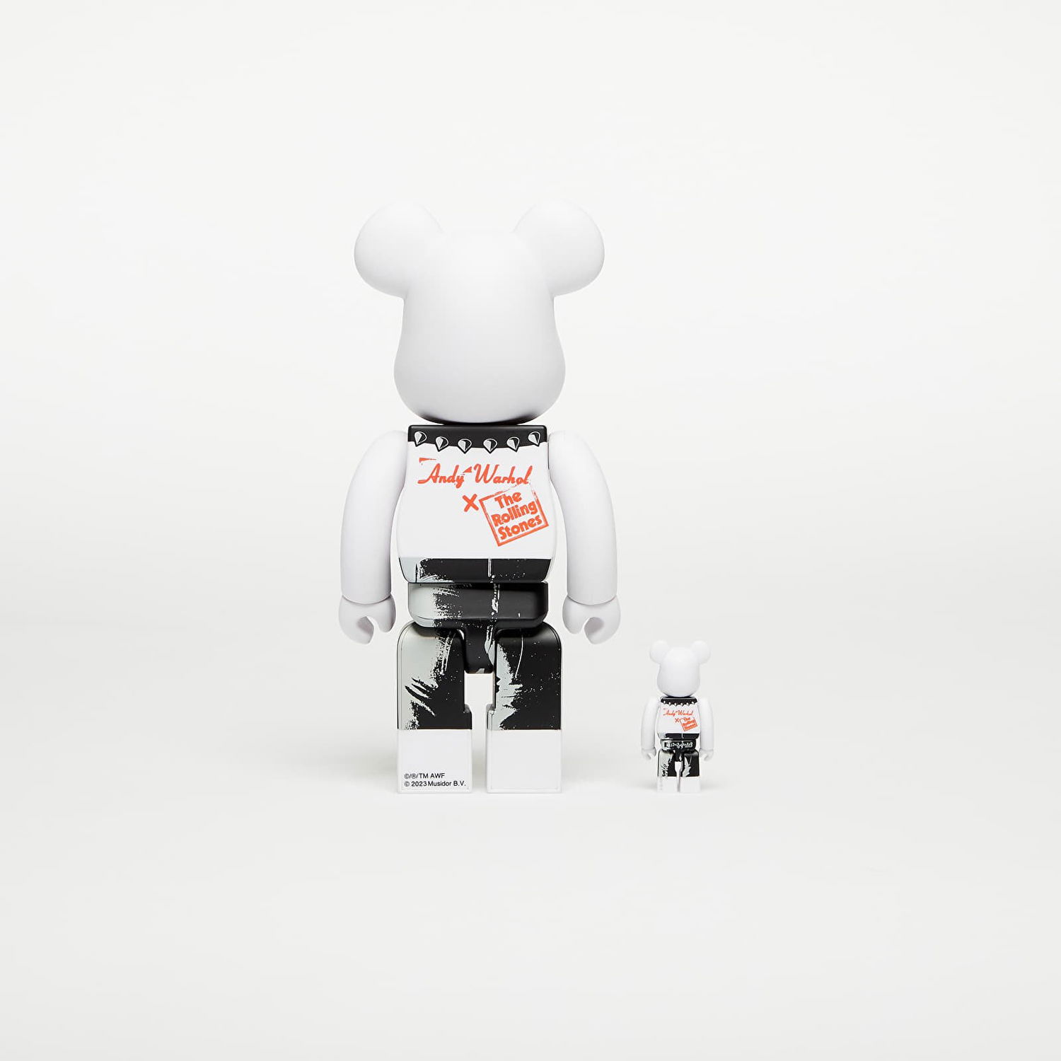 Collectibles Medicom Toy BE@RBRICK The Rolling Stones Sticky Fingers Design Ver. 100% & 400% Set Bela | MT_0048, 1