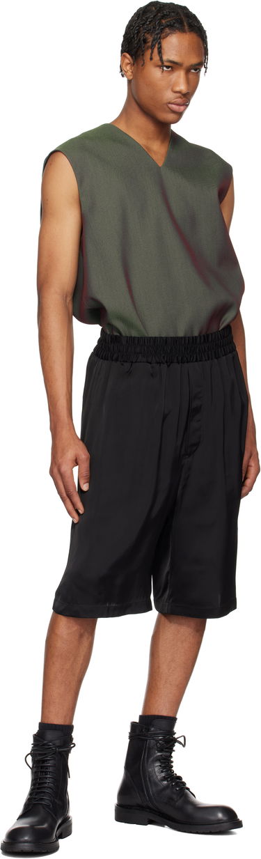 Kratke hlače Jil Sander Jil Sander Fluid Viscose Shorts Črna | J23KA0108_J65022, 3