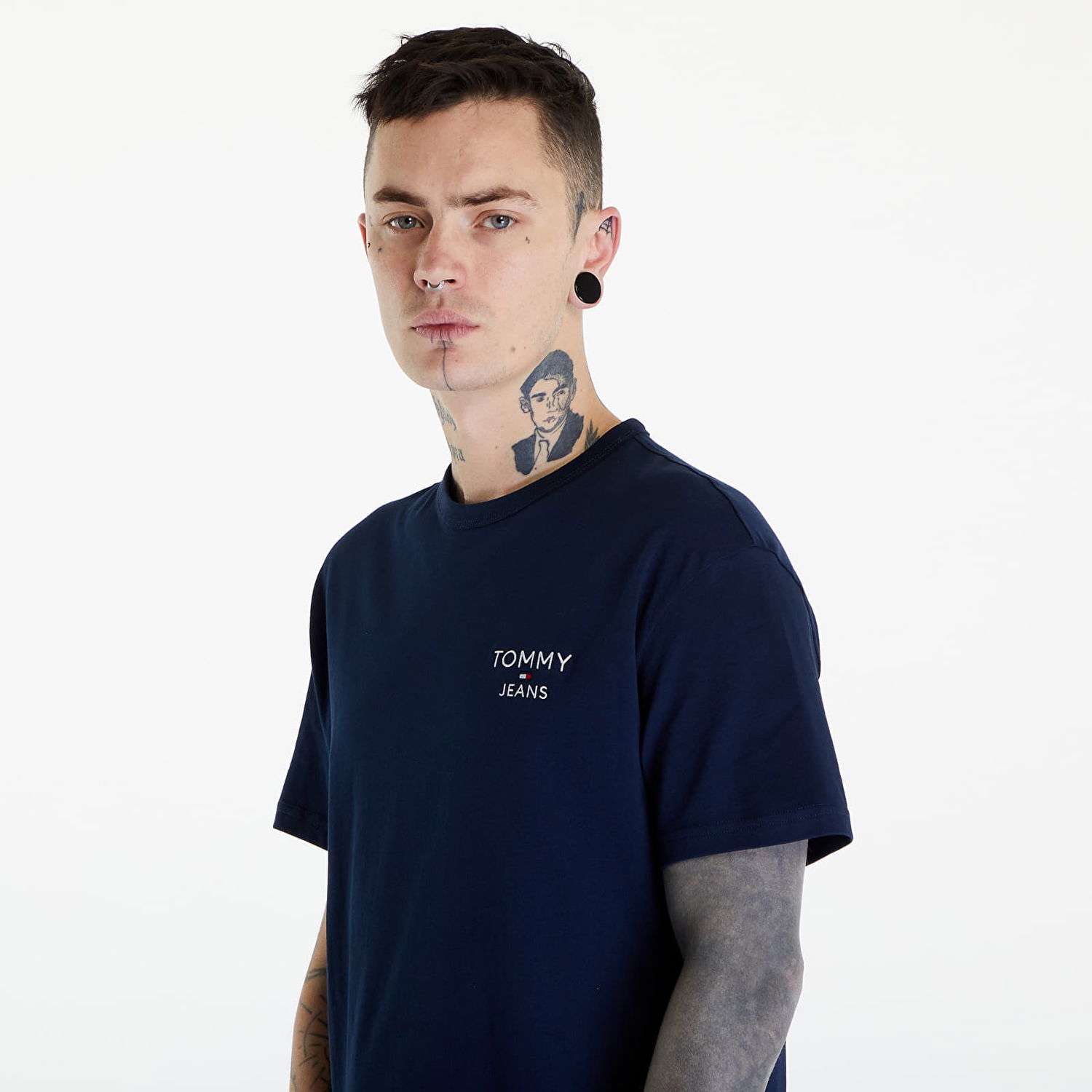 Majica Tommy Hilfiger Reg Corp Tee Ext Blue Modra | DM0DM18872 C1G, 1
