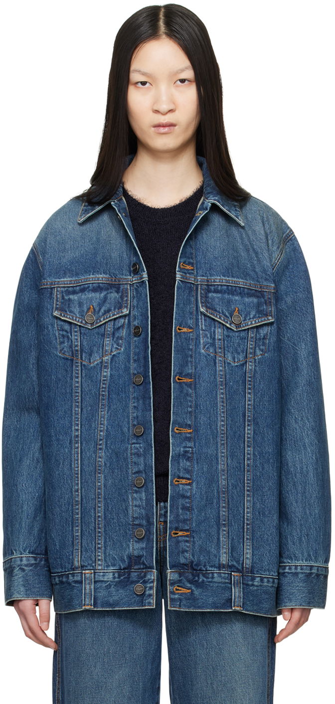 Jakna Khaite Blue 'The Ross' Denim Jacket Modra | 1126908005