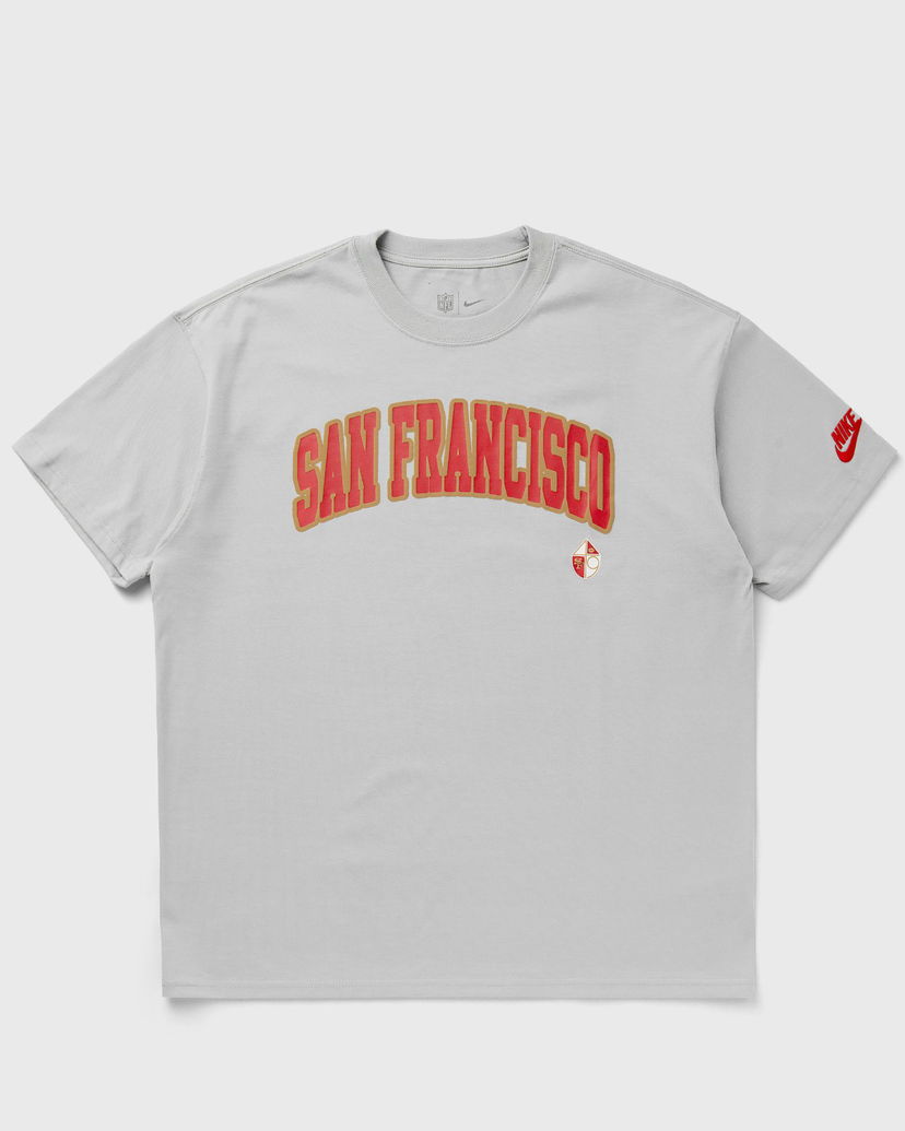 Krop-top Nike NFL San Francisco 49ers Short Sleeve T-Shirt Siva | 01AY-09D-73V-NP1