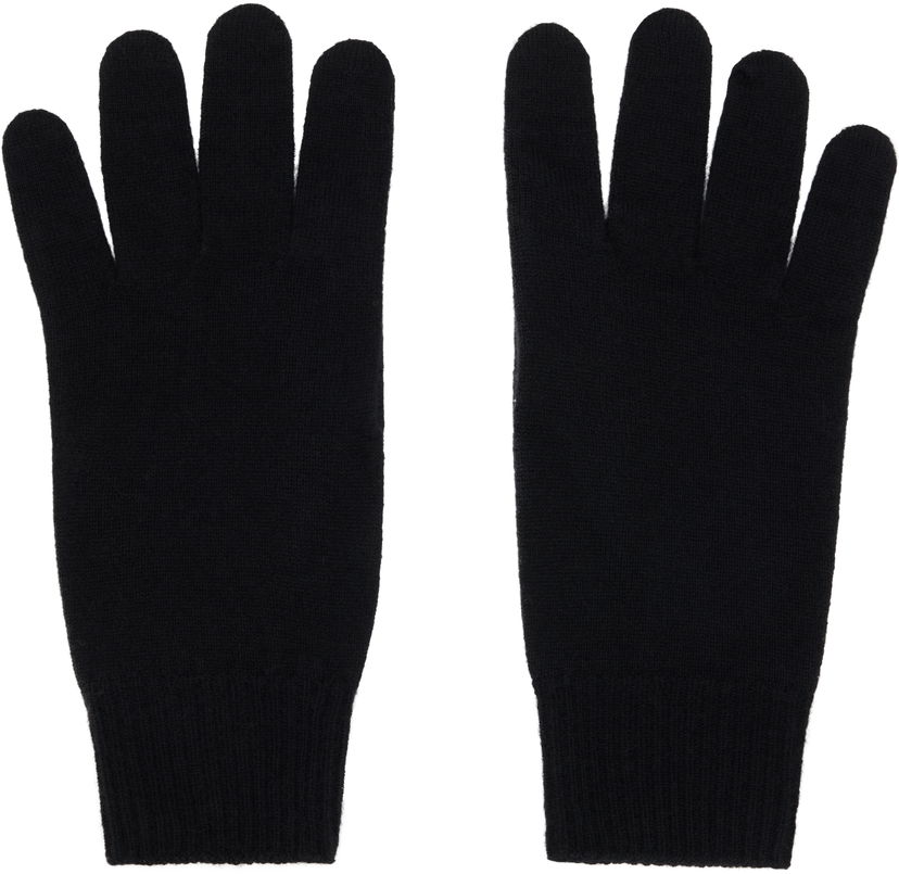 Rokavice The Row The Row Leomarie Knit Gloves Črna | 10072-Y556