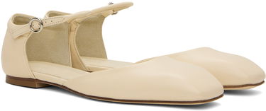 Oblačila Aeyde Aeyde Miri Ankle Strap Flats Bež | A11-FL-RKLS08FL47-SS24-100-007, 3