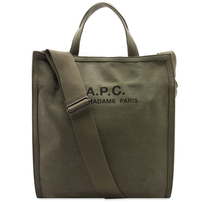 Tote bag A.P.C. Recuperation Heavy Canvas Tote Bag Zelena | CODBM-H61318-JAA