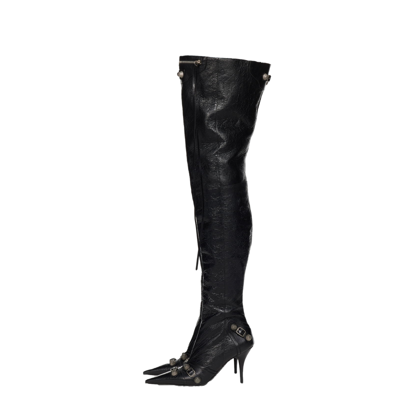 Superge in čevlji Balenciaga Cagole Boots "Black" Črna | 742940 WAD4E