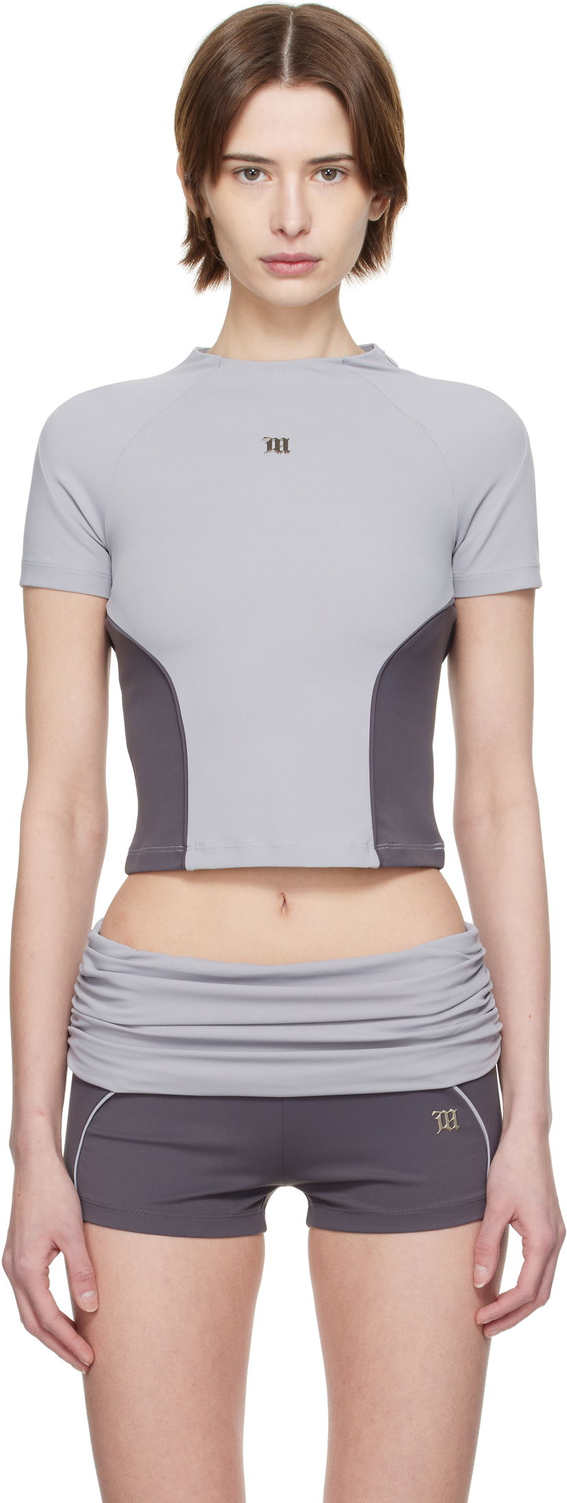 Kopalke MISBHV MISBHV Lycra Sport Crop Top Lila | 250W132