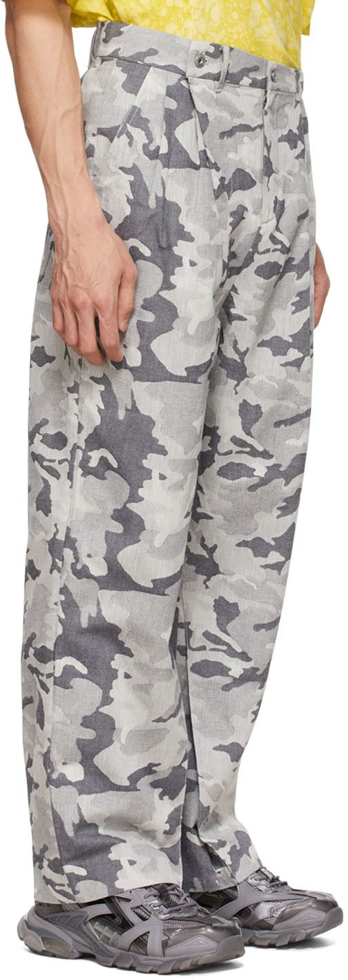 Cargo hlače Feng Chen Wang Feng Chen Wang Cotton Camouflage Trousers Siva | FMS13TR05, 1