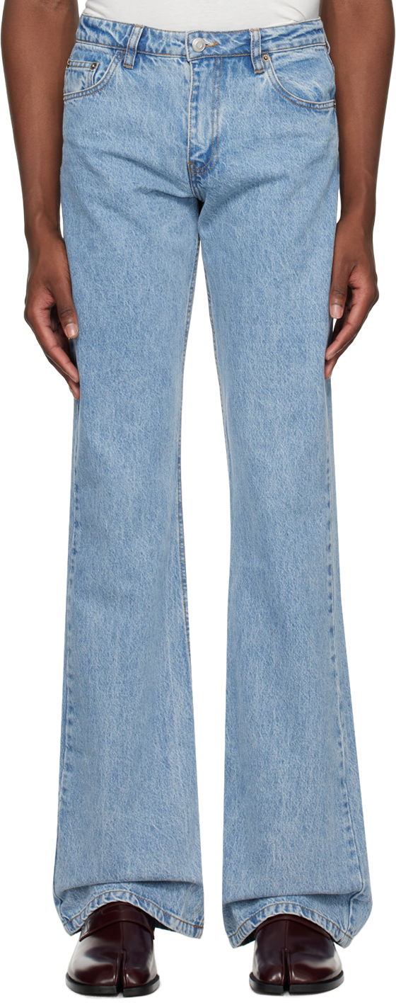 Kavbojke Coperni Coperni Wide-Leg Jeans Modra | COPP53202MEN