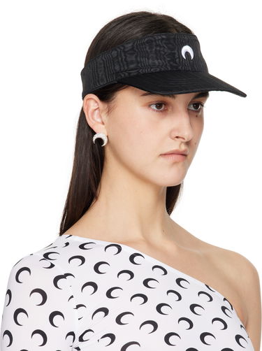 Kapa Marine Serre Marine Serre Recycled Moire Visor Cap Črna | UHG037A CWOV0030, 3