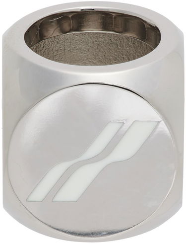 Prstan We11done We11done Logo Dice Ring Kovinski | WD-AJ1-22-704-U-WH, 0