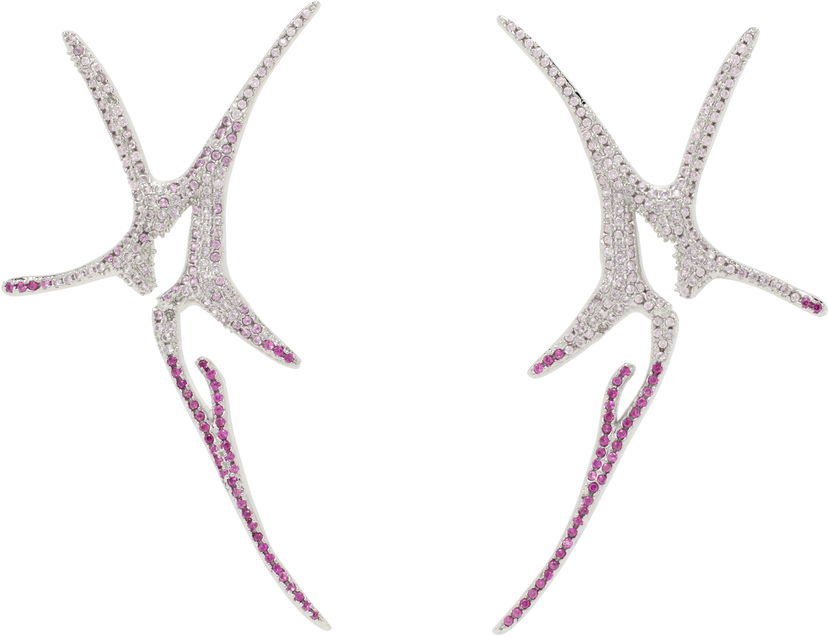 Uhani Collina Strada Collina Strada Nova Earrings Roza | XX1069