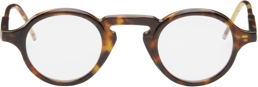 Sončna očala Thom Browne Tortoise Round Acetate Glasses Rjava | UEO904A-G0002