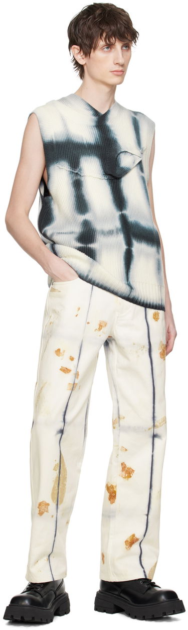 Pleteni pulover Feng Chen Wang Feng Chen Wang Layered Collar Vest Večbarvna | FMS17KT02, 3
