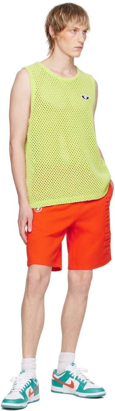 Majica brez rokavov AAPE by A Bathing Ape AAPE by A Bathing Ape Patch Knit Tank Top Zelena | AAPKNMB305XXMGRL, 3