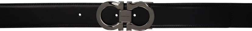 Pasovi FERRAGAMO Reversible Gancini Belt Črna | 644557