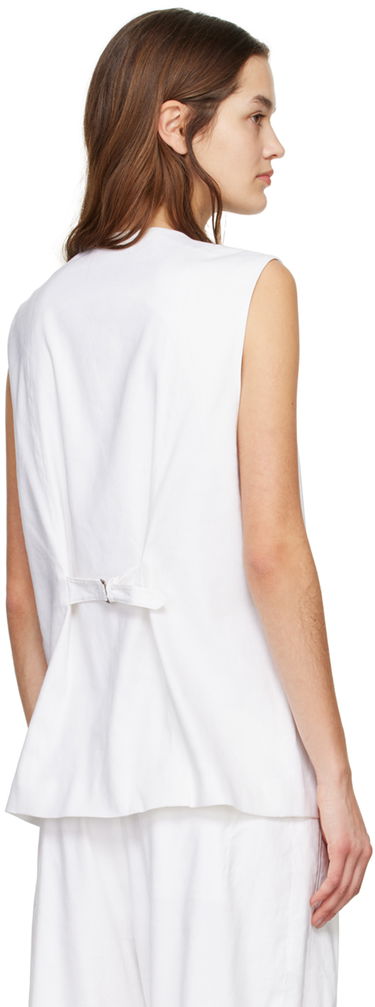 Telovnik rag & bone Buttoned Vest Bela | WAW24S40207520, 2
