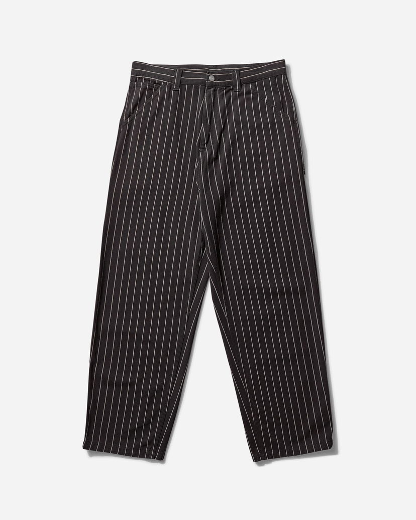 Hlače Carhartt WIP OG Single Knee Seaton Stripe Pants Črna | I034800 2MB02