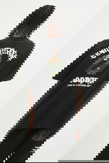 Majica AAPE by A Bathing Ape AAPE By A Bathing Ape Basic Aaper Graphic T-Shirt Črna | AAPTEM1675XXO, 2