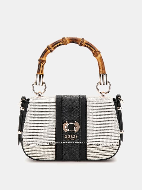 Torbica GUESS Kerima 4G Logo Mini Handbag Bela | HWAG9337780