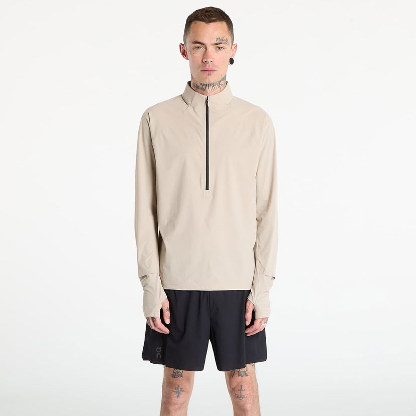 Vetrovka On Running Trail Breaker Half-Zip Running Top Bež | 1ME30150603