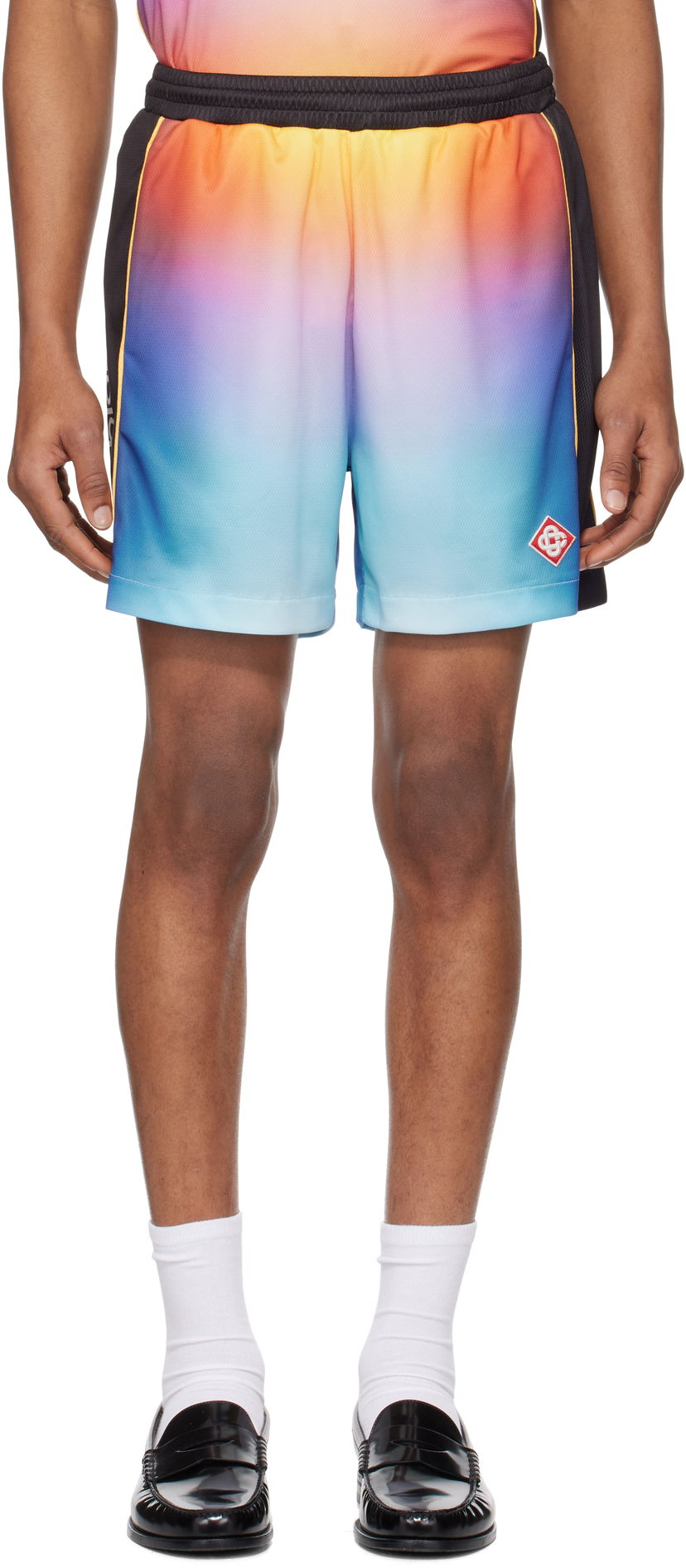 Kratke hlače Casablanca Casablanca Gradient Football Shorts Večbarvna | MS25-JTR-253-01