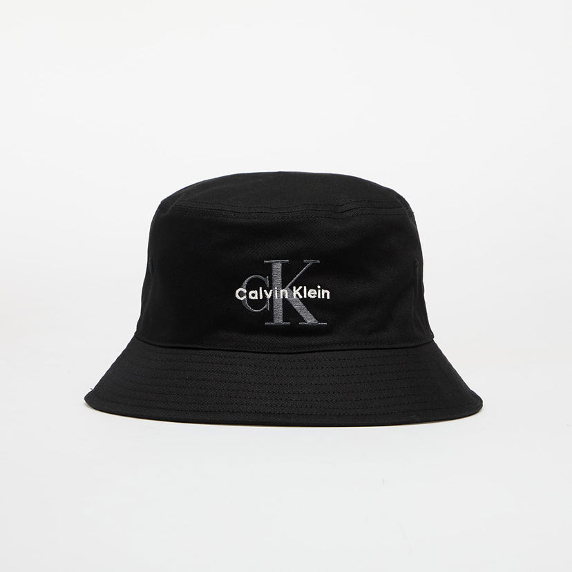 Kapa CALVIN KLEIN Calvin Klein Jeans Monologo Embroidery Bucket Hat Črna | LV04G5020G UB1