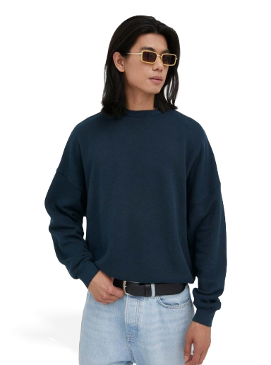 Pulover American Vintage Sweatshirt Mornarica | MUTI03B