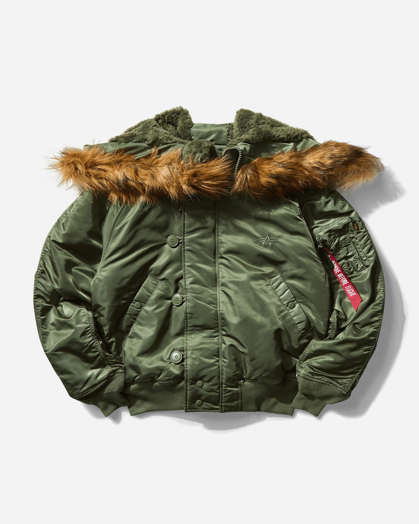 Bomber jakna Alpha Industries N-2B Heritage Winter Jacket Zelena | 100105AI 01